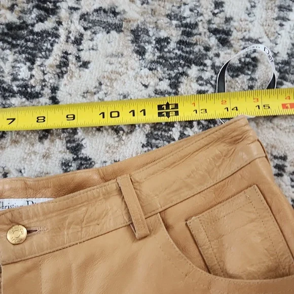 Christian Dior Leather Pants Vintage READ - Picture 14 of 17